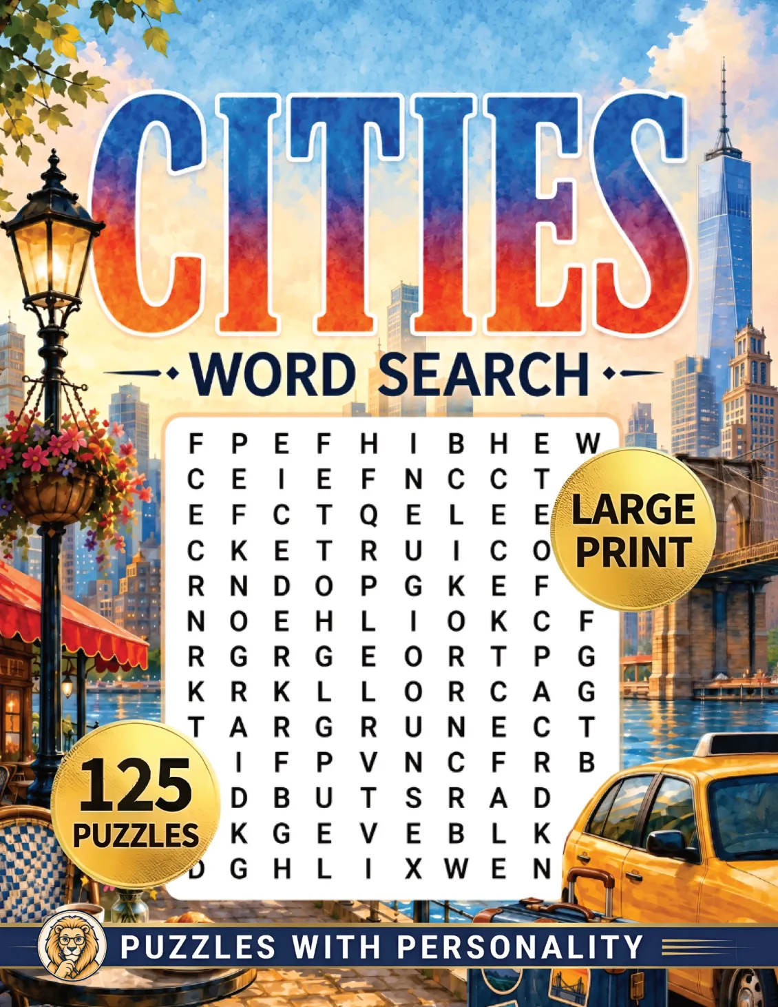 Cities Word Search cover