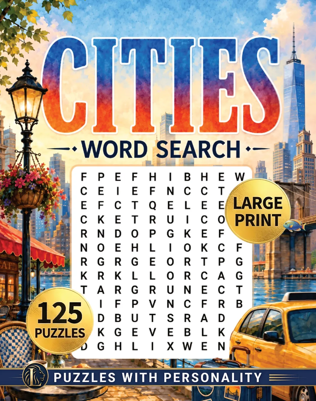 The Cities Word Search book cover