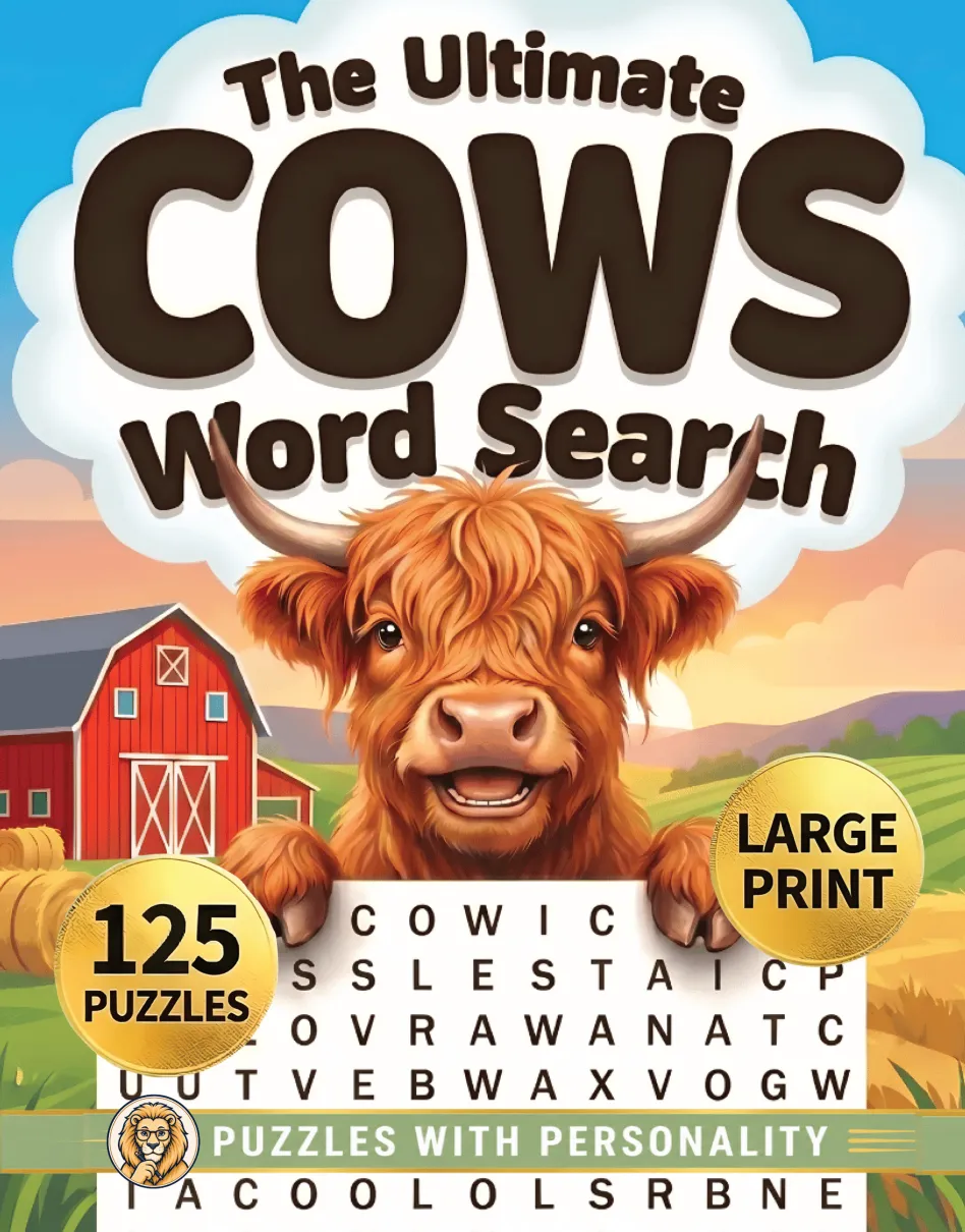 The Ultimate Cows Word Search cover