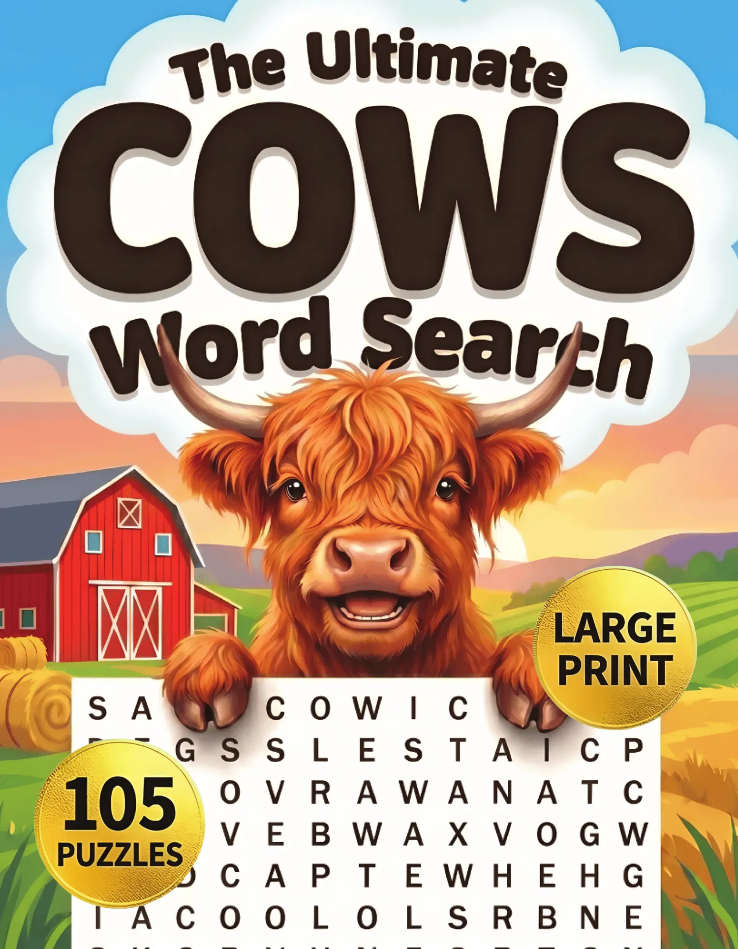 Cows Word Search cover