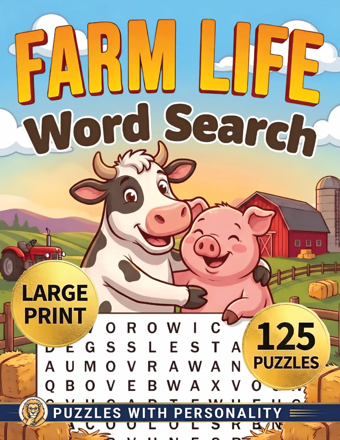 Farm Life Word Search cover