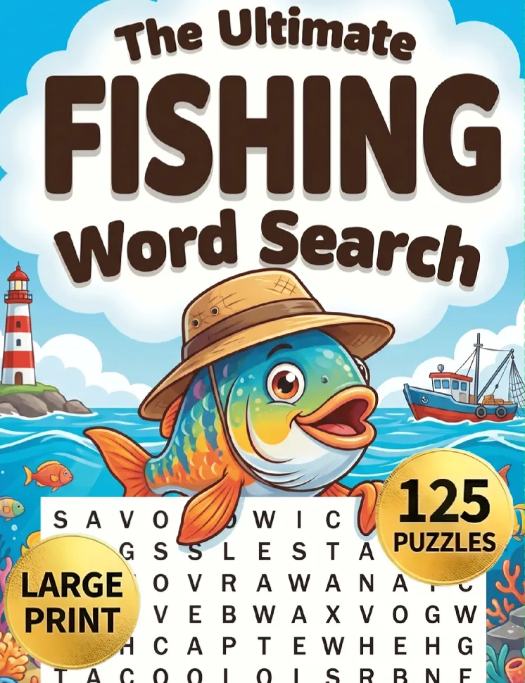 Fishing Word Search cover