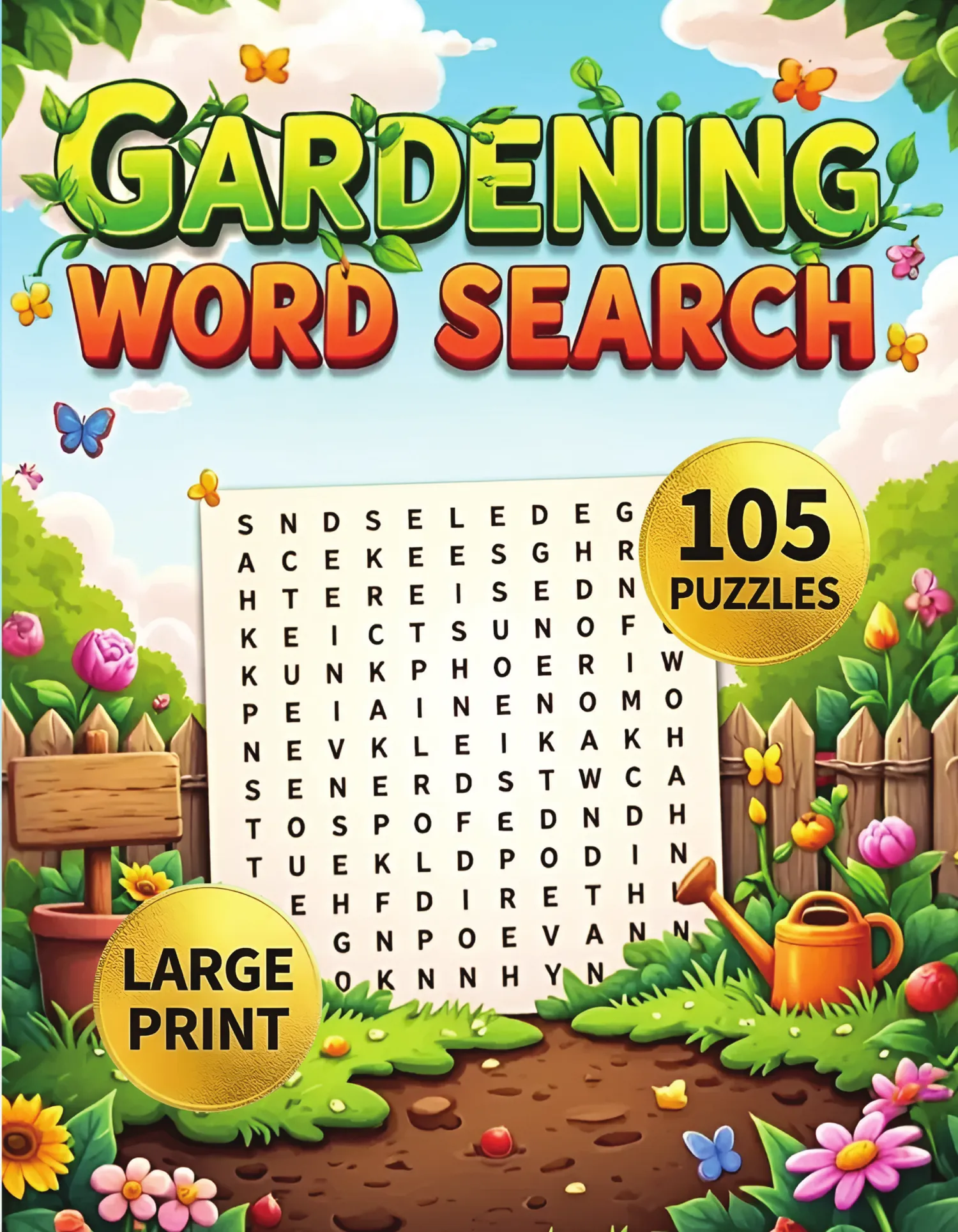 Gardening Word Search cover