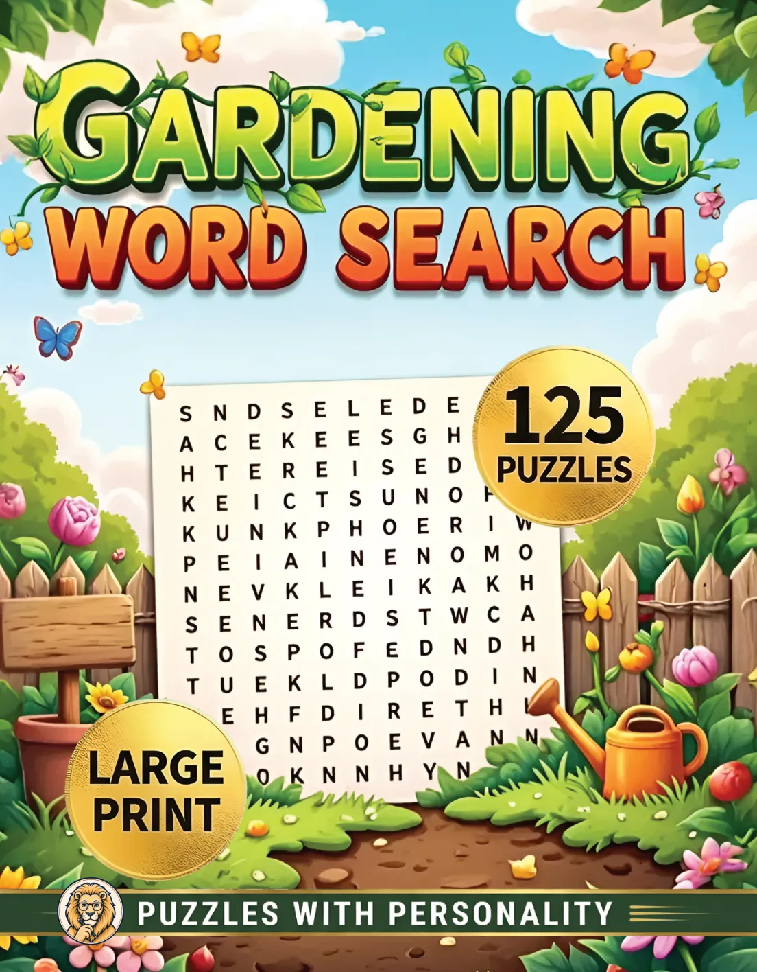 Gardening Word Search cover