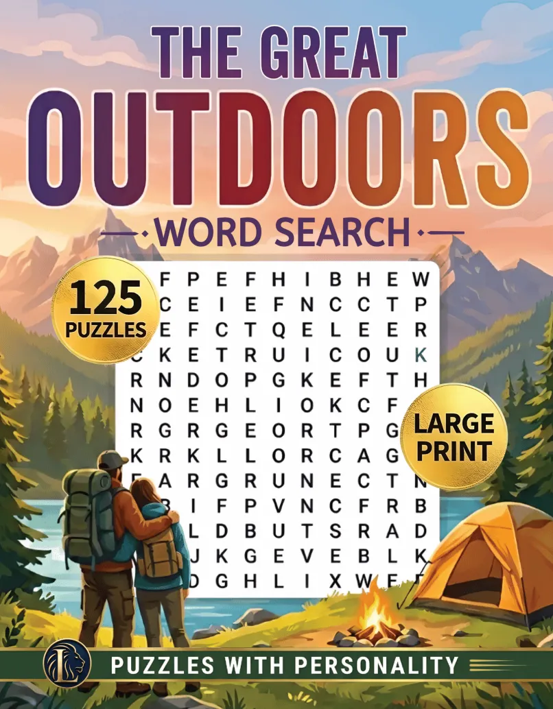 Great Outdoors Word Search cover