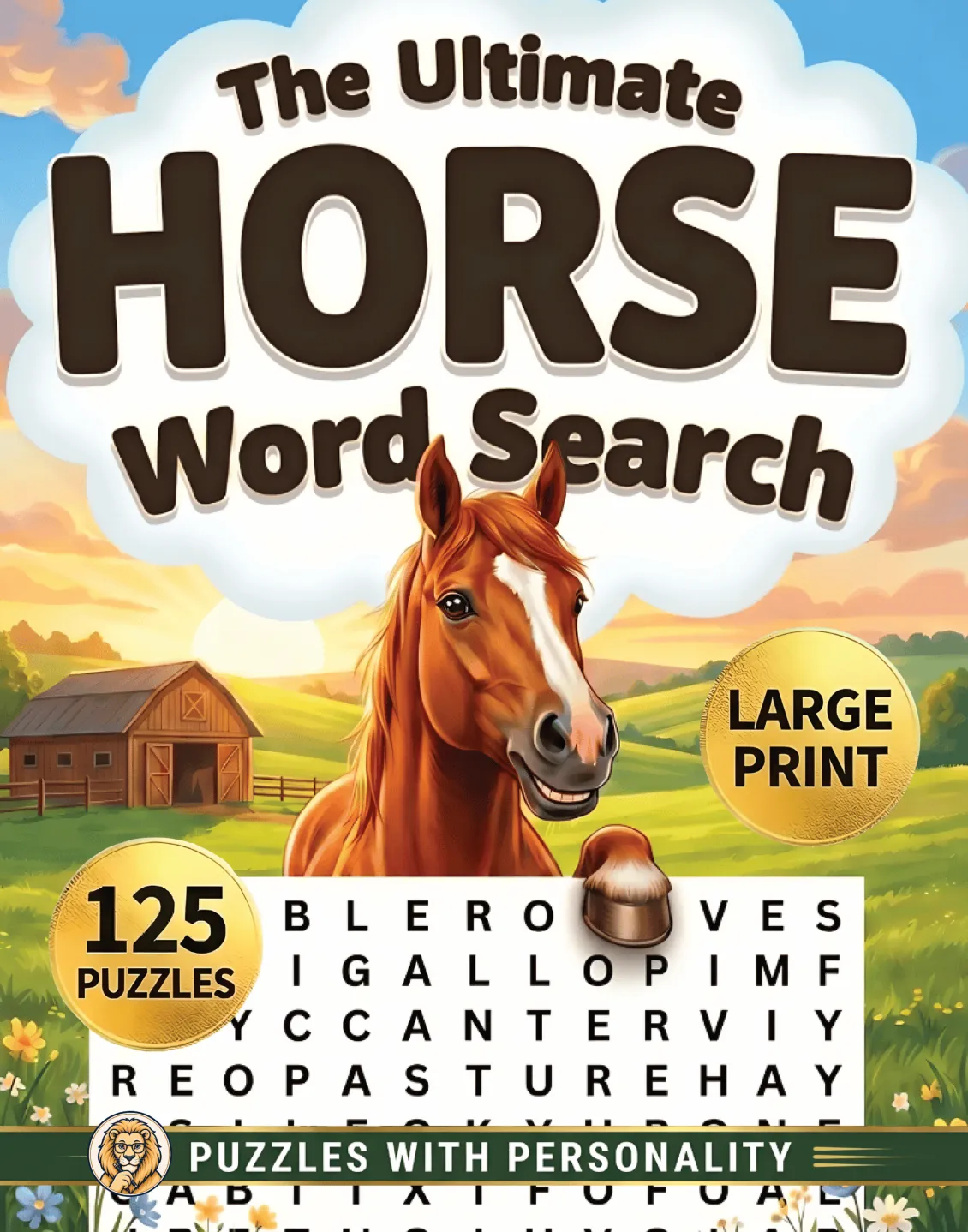 Horses Word Search cover