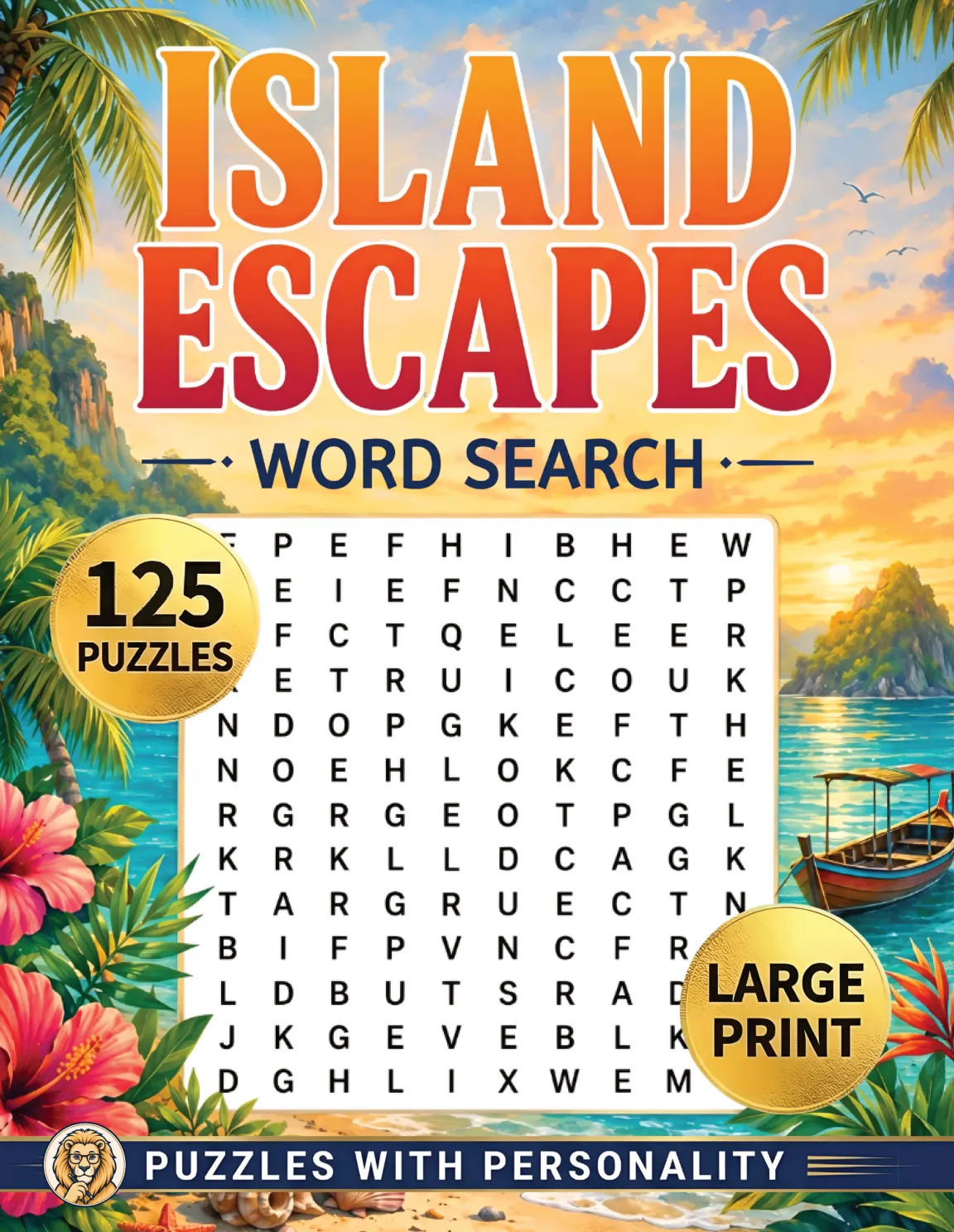 Island Escapes Word Search cover