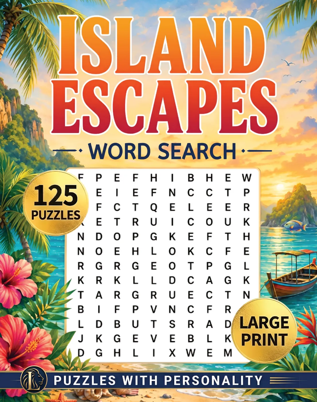 Island Escapes Word Search cover