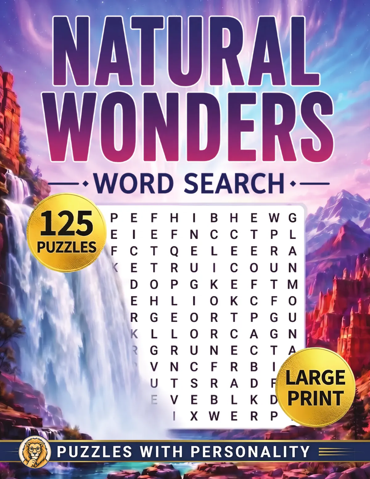 Natural Wonders Word Search cover